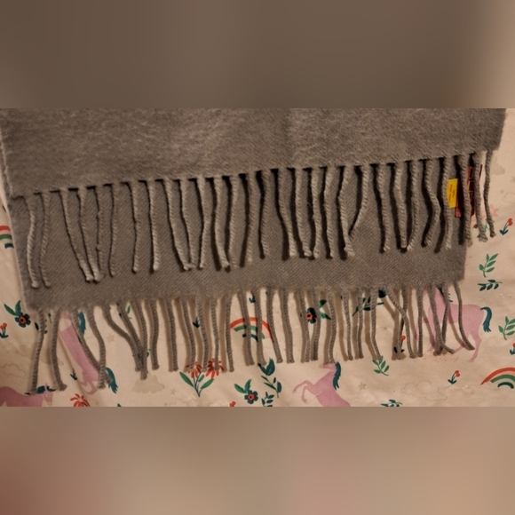 NWOT Kuna Grey Alpaca Casual Neutral Unisex Everyday Winter Snow Scarf Wrap - Picture 4 of 7